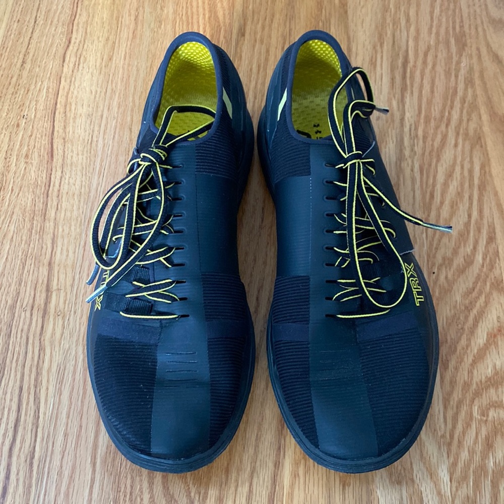 Under Armour TRX black and yellow training shoe.  Size 10